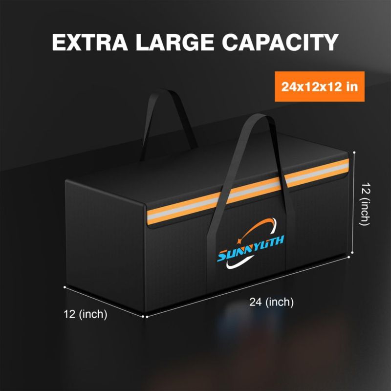 Bolsa de documentos SunnyLith 61x30x30 cm resistente al fuego e impermeable