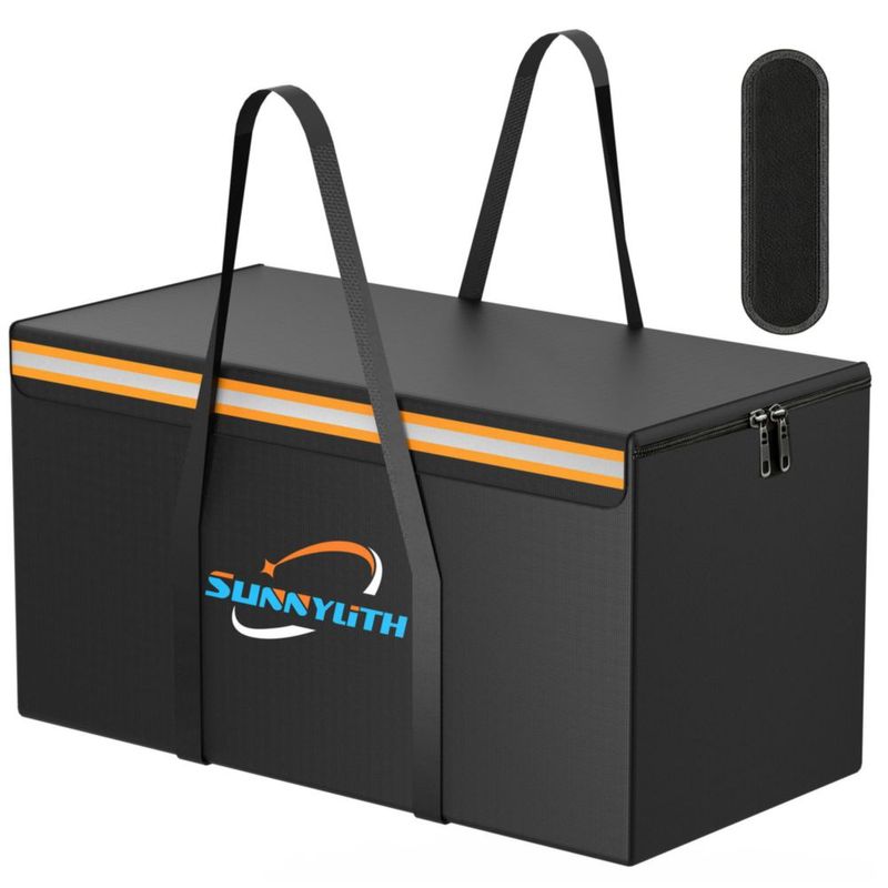 Bolsa de documentos SunnyLith 61x30x30 cm resistente al fuego e impermeable