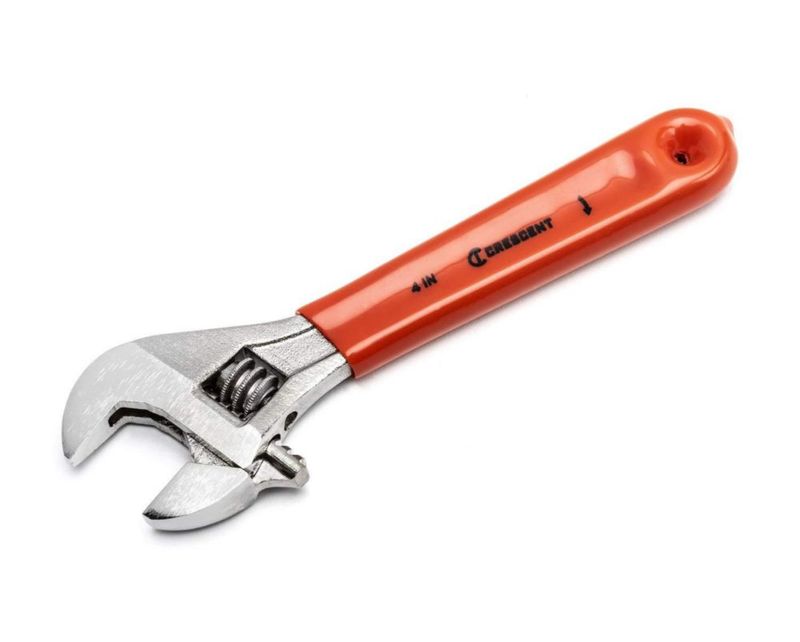 Llave ajustable Crescent de 10 cm con agarre acolchado AC24CVS