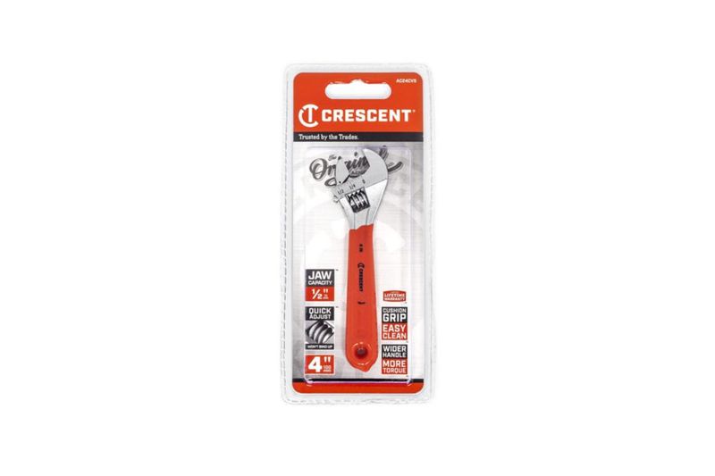 Llave ajustable Crescent de 10 cm con agarre acolchado AC24CVS