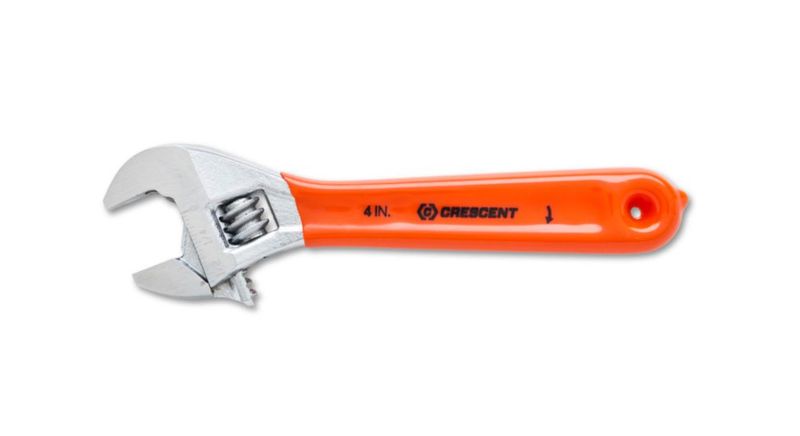 Llave ajustable Crescent de 10 cm con agarre acolchado AC24CVS
