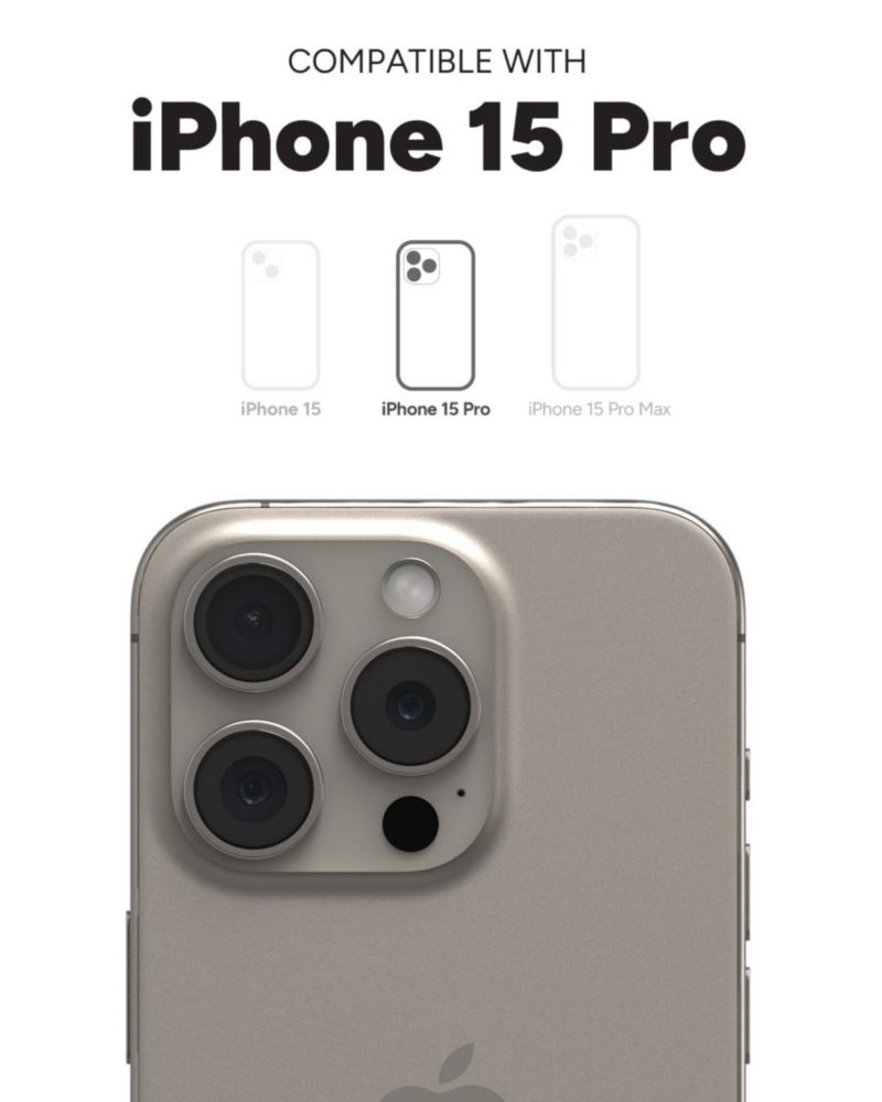 Funda de batería mophie Juice Pack para iPhone 15 Pro negra