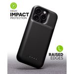Funda de batería mophie Juice Pack para iPhone 15 Pro negra