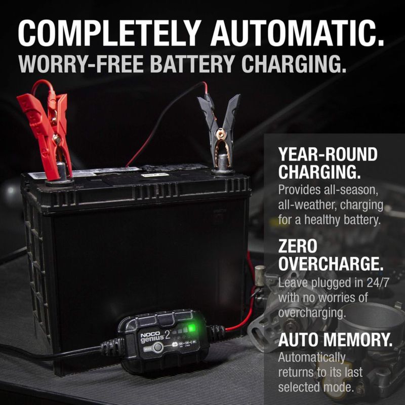 Cargador de batería de coche NOCO GENIUS2 2A 6V/12V Maintainer