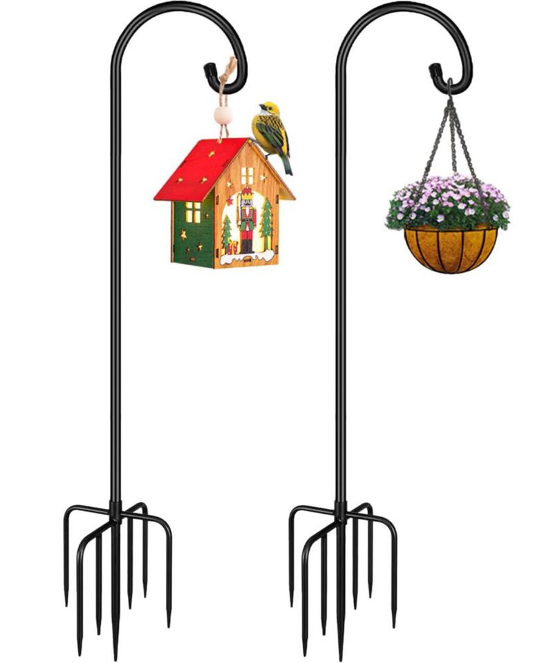 Gancho de Pastor Derkniel 150 cm Negro (2 unidades) – Alta resistencia