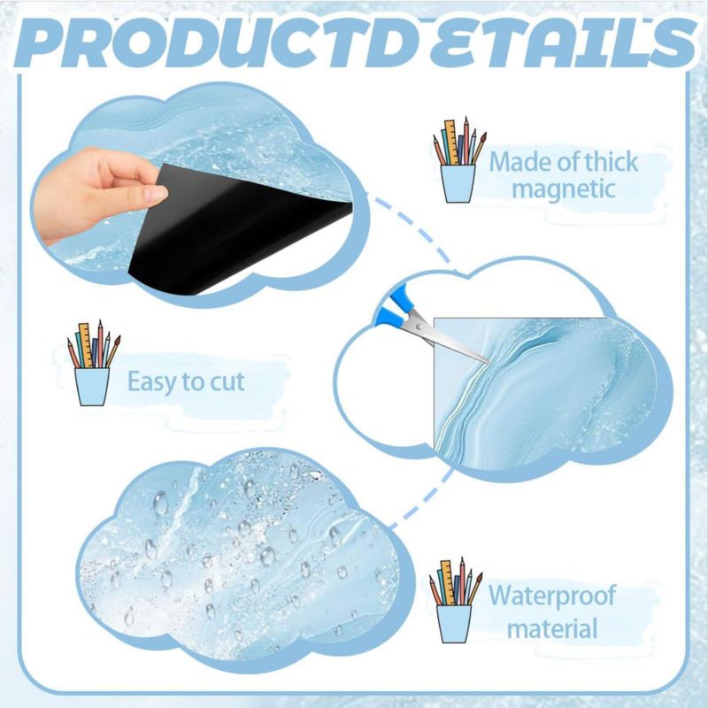 Papel tapiz magnético para taquillas Gosodeny 30 cm Mármol – Pack de 6