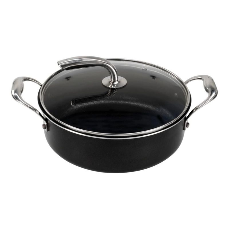 Cazuela Vasconia 35 L antiadherente de aluminio negro