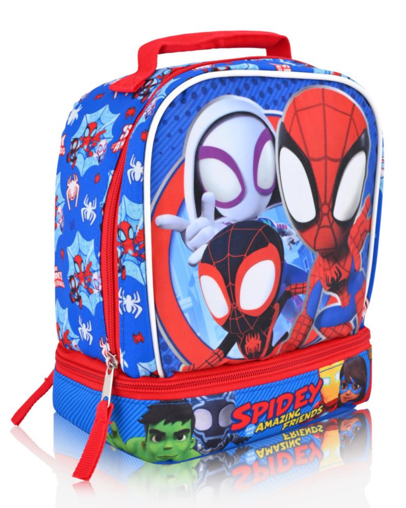 Lonchera Fast Forward Spidey 23 × 20 × 11 cm Aislada