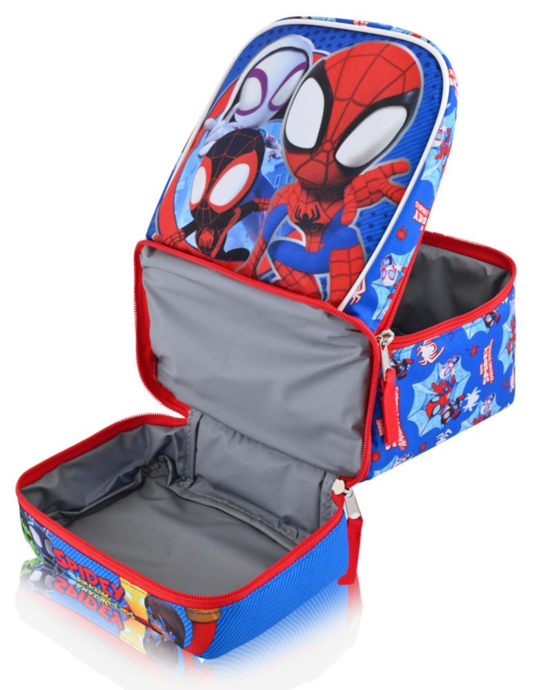 Lonchera Fast Forward Spidey 23 × 20 × 11 cm Aislada