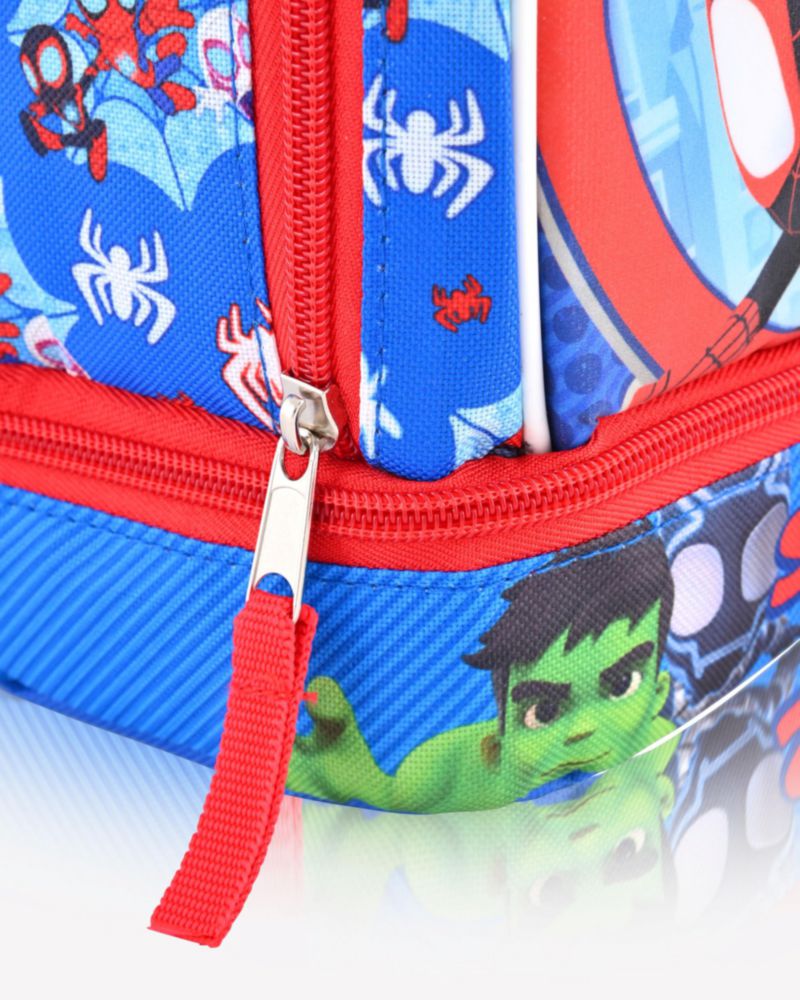 Lonchera Fast Forward Spidey 23 × 20 × 11 cm Aislada