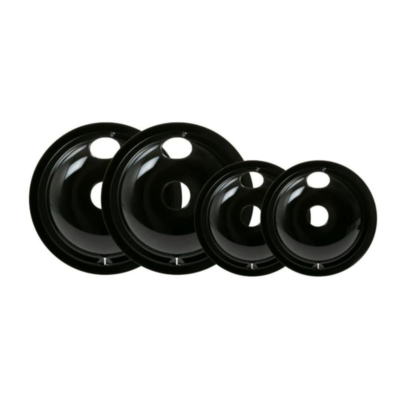 Juego de 4 Bandejas de Goteo GE 15 cm y 20 cm de Porcelana