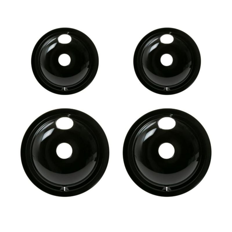Juego de 4 Bandejas de Goteo GE 15 cm y 20 cm de Porcelana