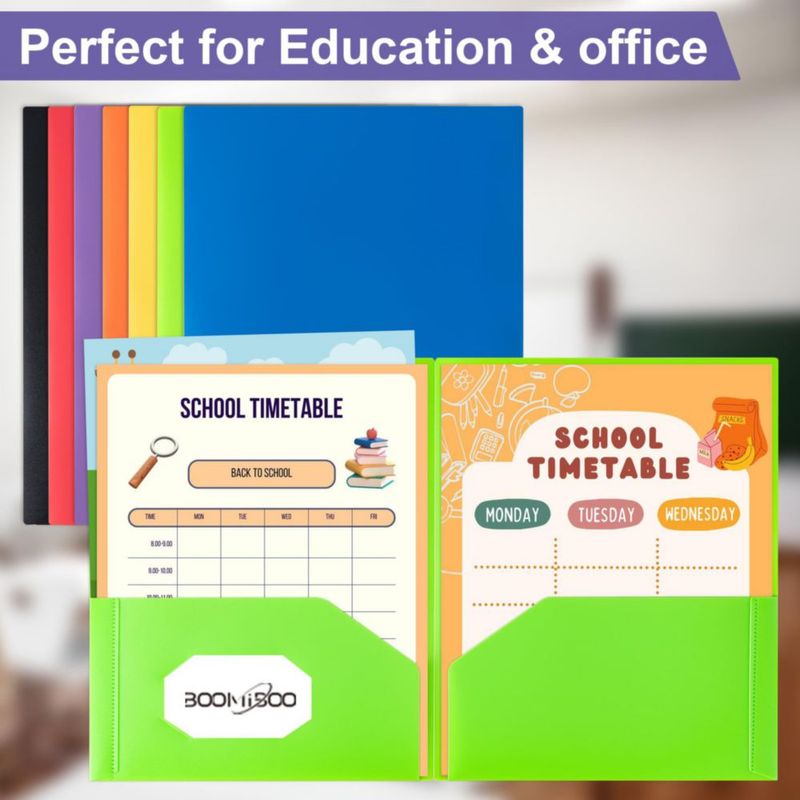 Carpeta de archivo BOOMIBOO 7 unidades en colores surtidos