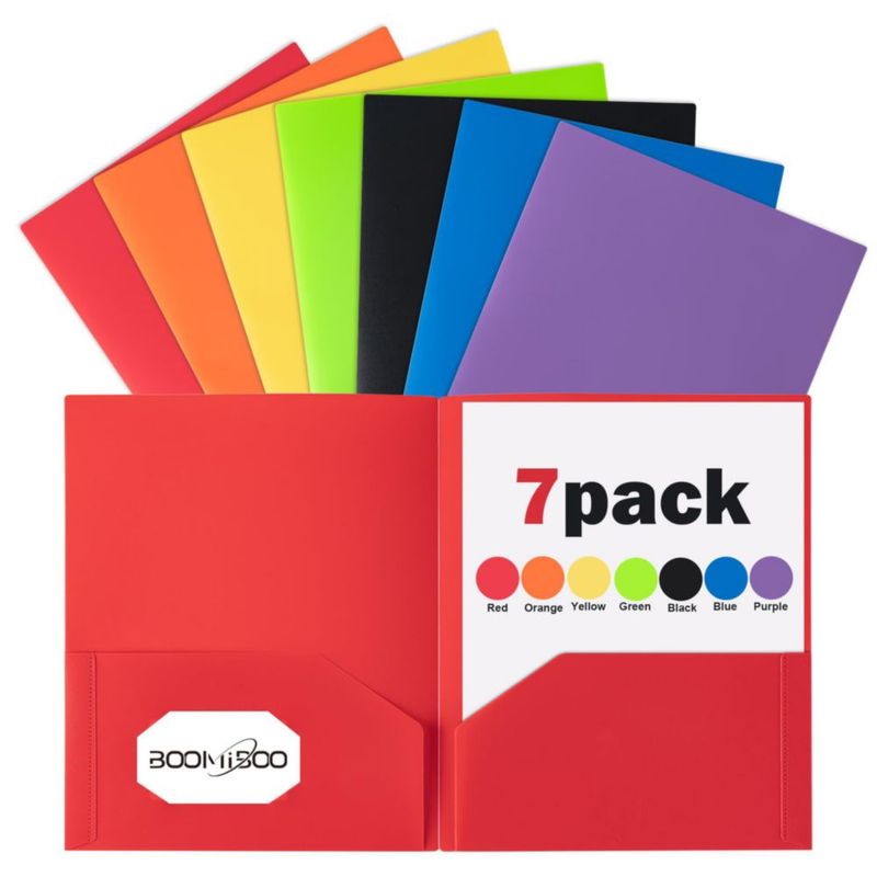 Carpeta de archivo BOOMIBOO 7 unidades en colores surtidos