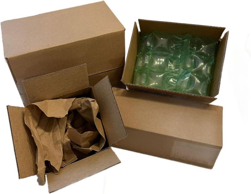 Cajas de cartón kraft 18x18x18 cm - Pack de 100