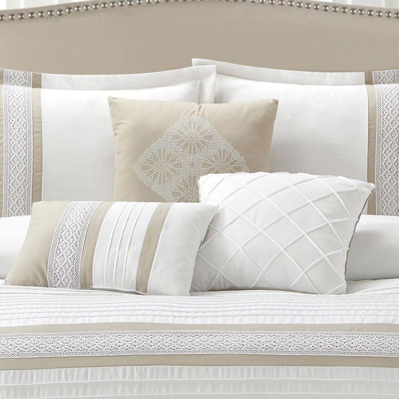 Juego de Edredón LANCO MODERN LIFESTYLE King Topo Blanco