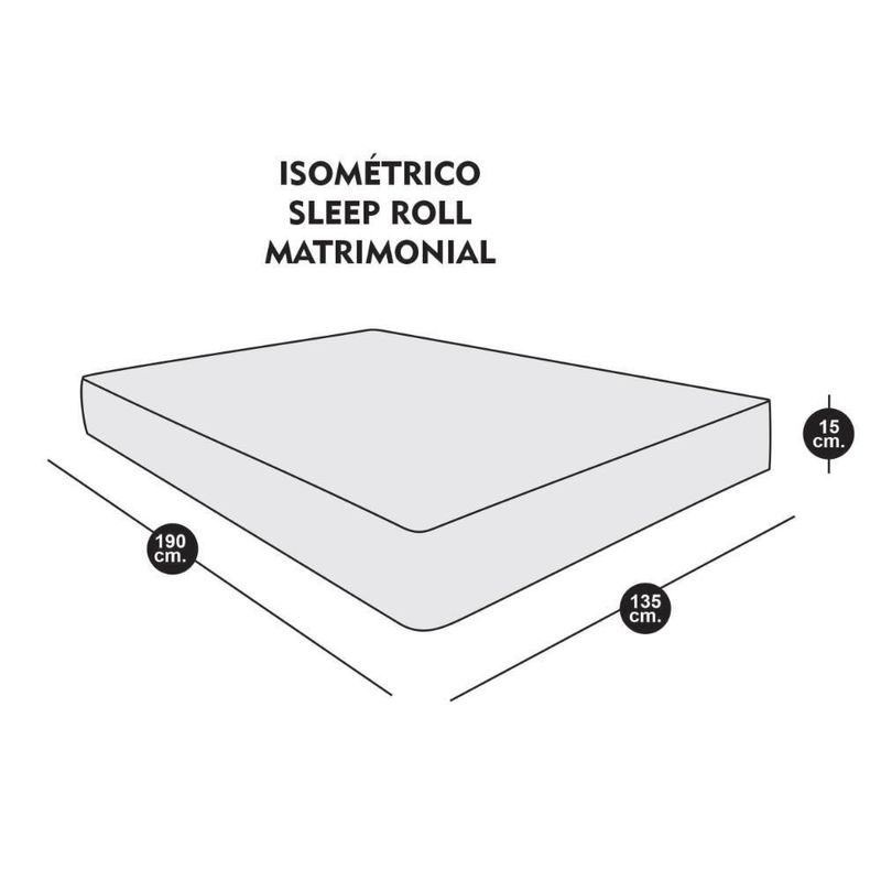Colchón Matrimonial Restonic Sleep Roll