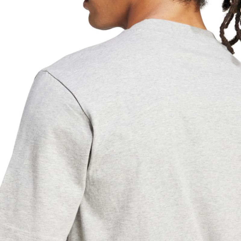 Camiseta adidas Essentials gris medio jaspeado/negro
