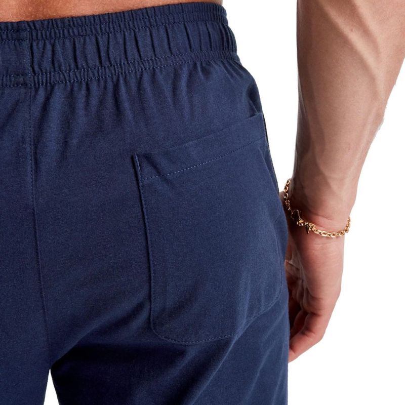 PANTALONES Hanes Joggers de Algodón 77 cm Azul Marino con Bolsillos
