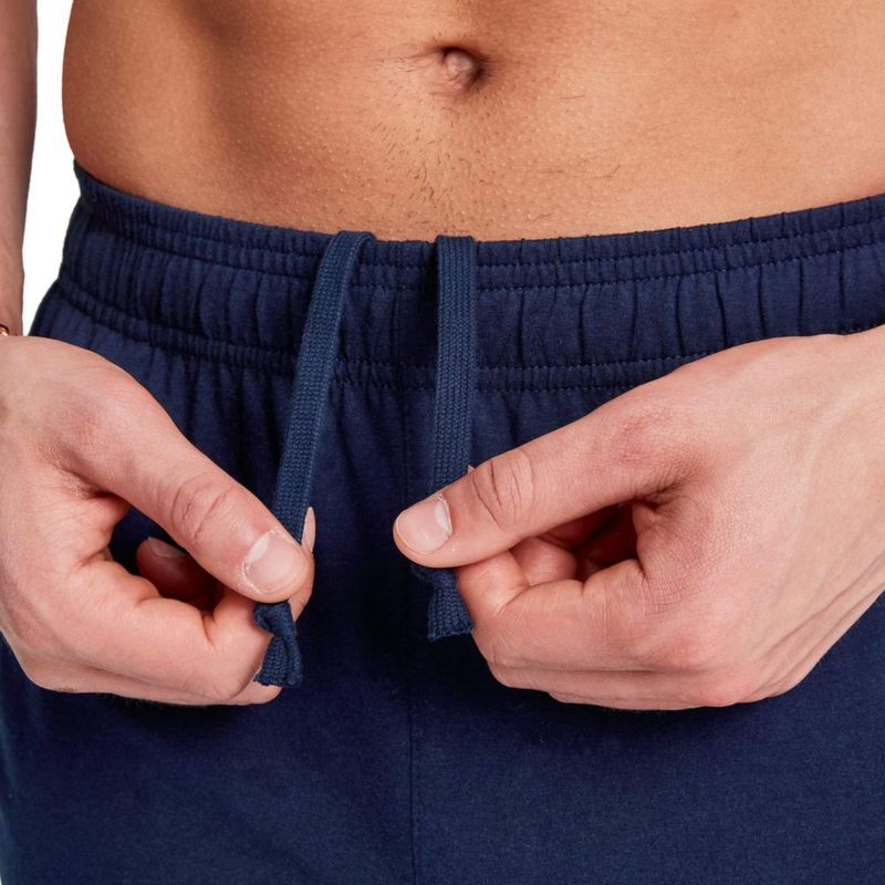 PANTALONES Hanes Joggers de Algodón 77 cm Azul Marino con Bolsillos