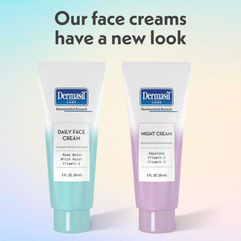 Crema Facial Dermasil Pack Variedad Día y Noche 2 × 59 ml
