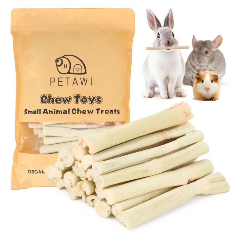 Palitos de masticar de bambú Petawi 900 g para conejos y cobayas