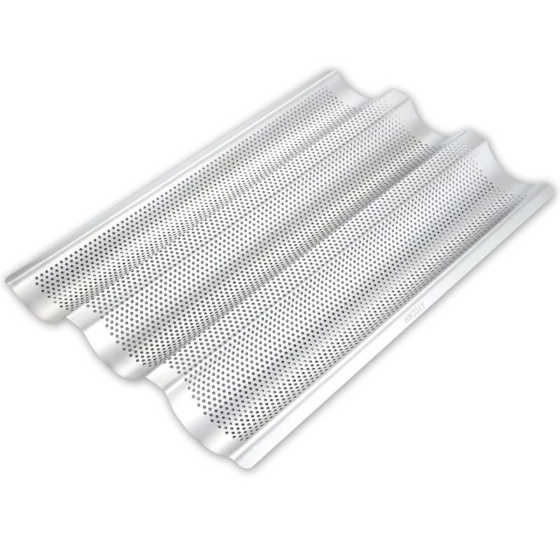 Bandeja para hornear AYCCNH 38x25 cm de acero inoxidable perforada
