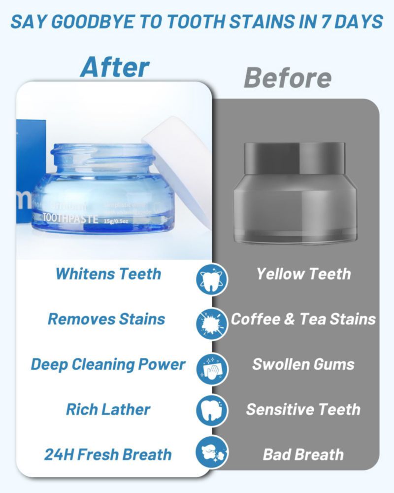 Blanqueador Dental Orrhomi 30 g/1 oz Eliminación de Manchas