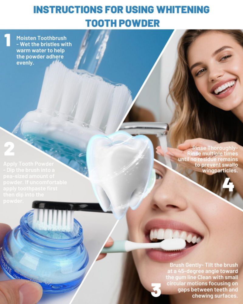 Blanqueador Dental Orrhomi 30 g/1 oz Eliminación de Manchas