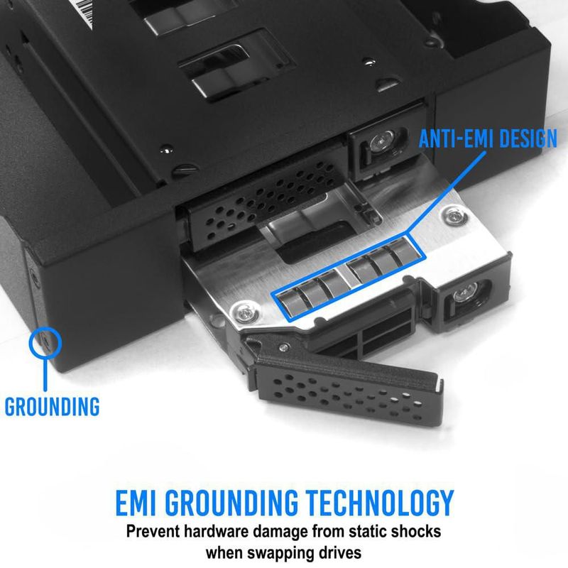 Rack SSD Kingwin 5.25" 2x2.5" U.2/U.3 SlimSAS