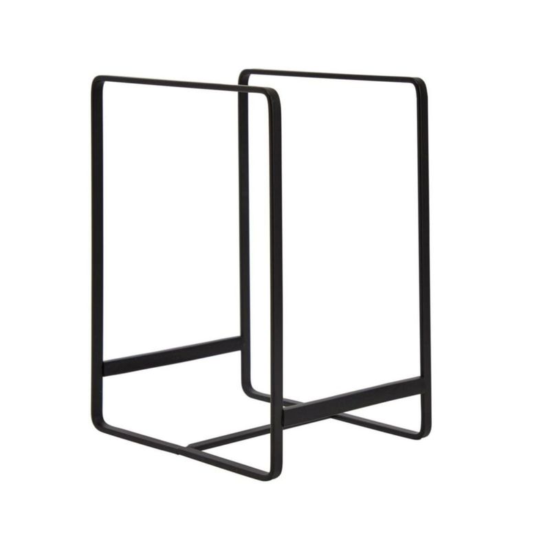Organizador de Platos de Hierro Juvale - Pack de 3 Negro