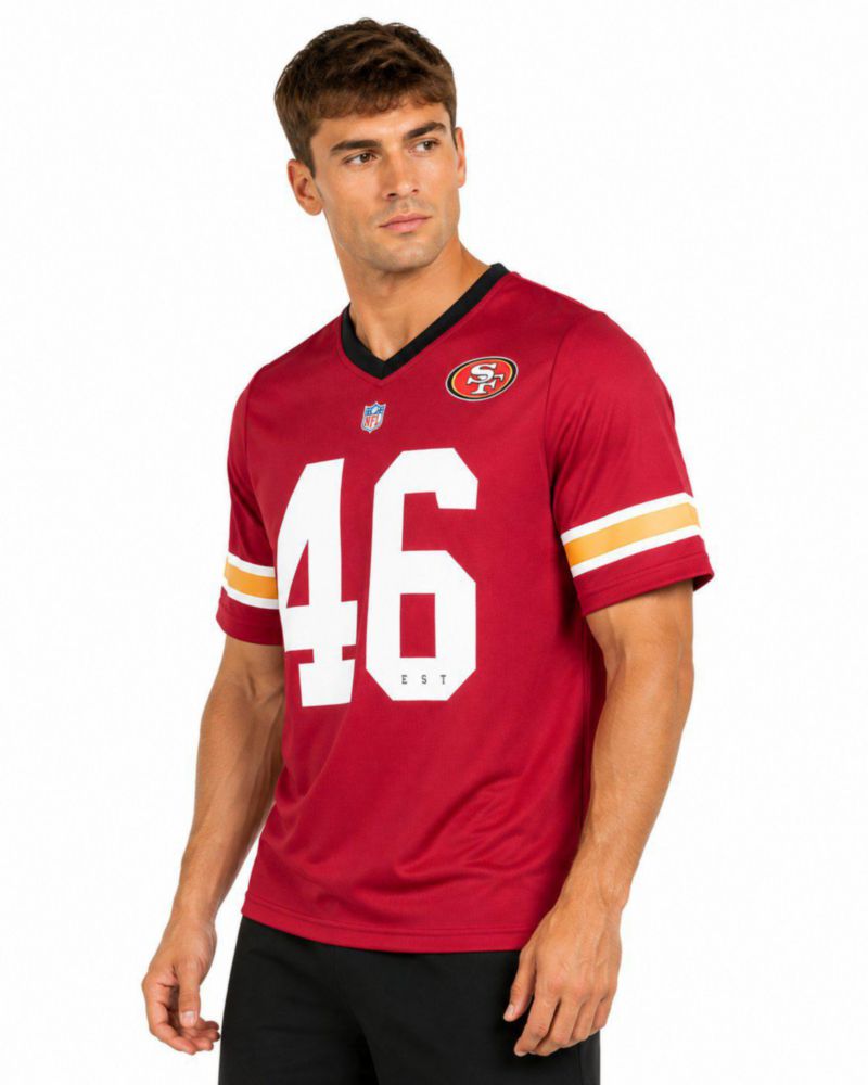 Playera Aficionado NFL San Francisco 49ers Manga Corta Rojo Hombre