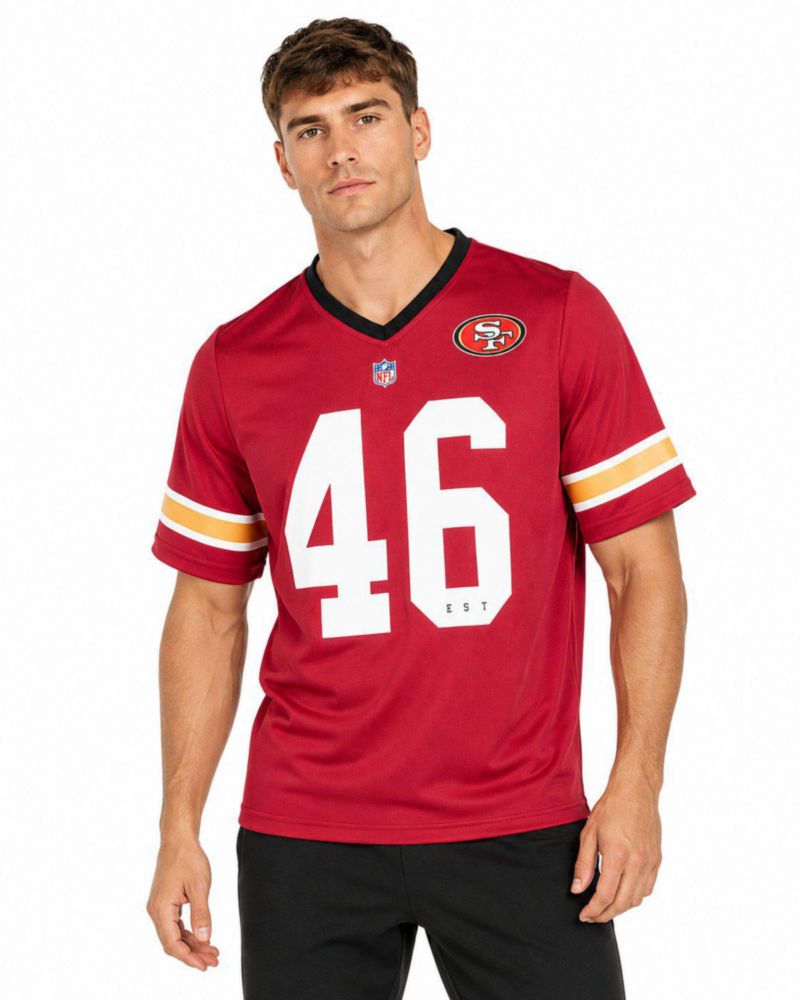 Playera Aficionado NFL San Francisco 49ers Manga Corta Rojo Hombre