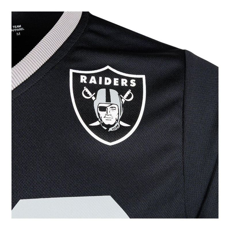 Playera Aficionado NFL Las Vegas Raiders Manga Corta Negro Hombre