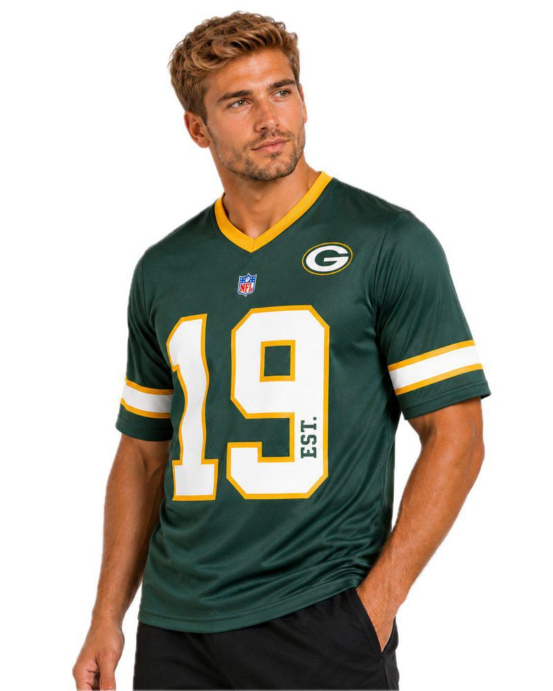 Playera Aficionado NFL Green Bay Packers Manga Corta Verde Hombre