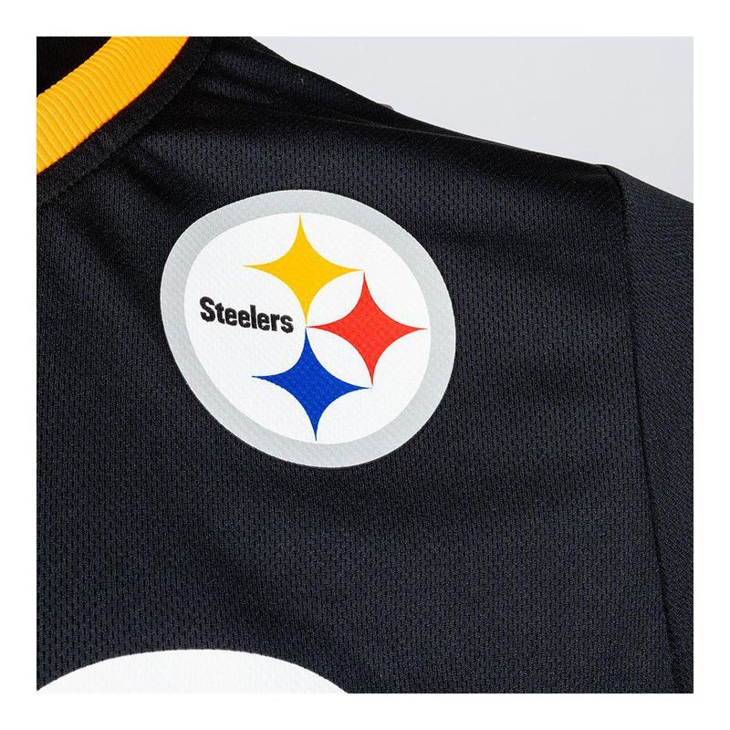 Playera Aficionado NFL Pittsburgh Steelers Manga Corta Negro Hombre