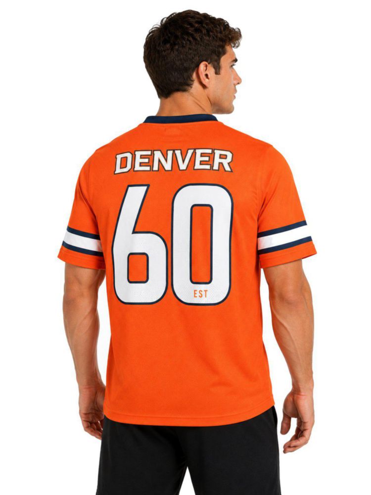 Playera Aficionado NFL Denver Broncos Manga Corta Naranja Hombre