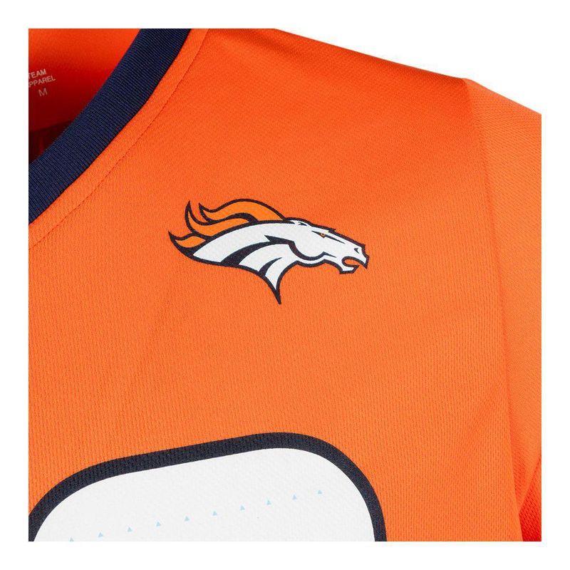 Playera Aficionado NFL Denver Broncos Manga Corta Naranja Hombre