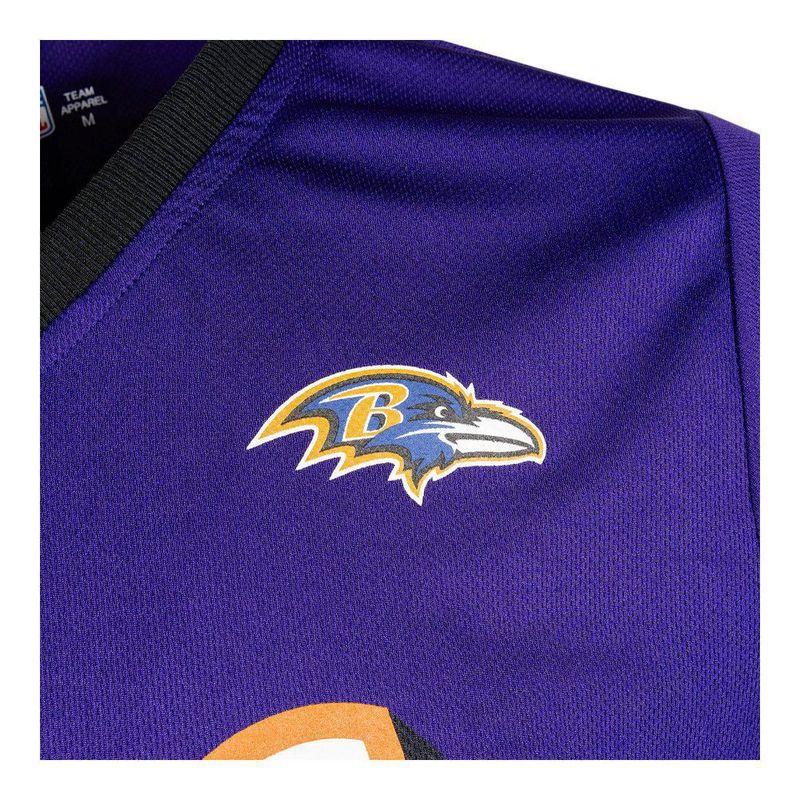 Playera Aficionado NFL Baltimore Ravens Manga Corta Morado Hombre