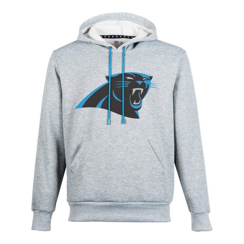 Sudadera Hoodie NFL Carolina Panthers Manga Larga Gris Hombre