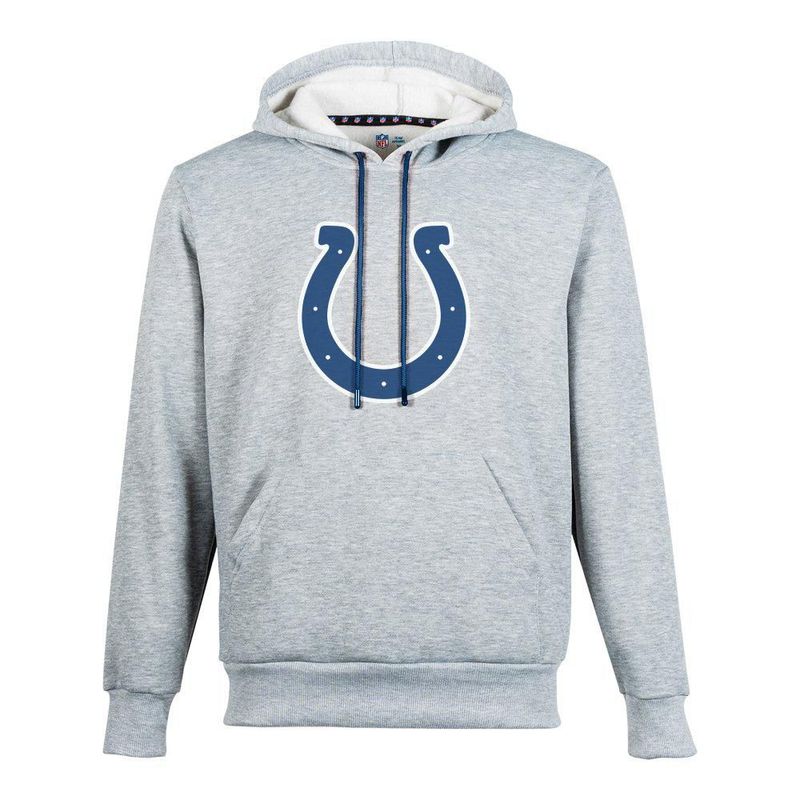 Sudadera Hoodie NFL Indianapolis Colts Manga Larga Gris Hombre