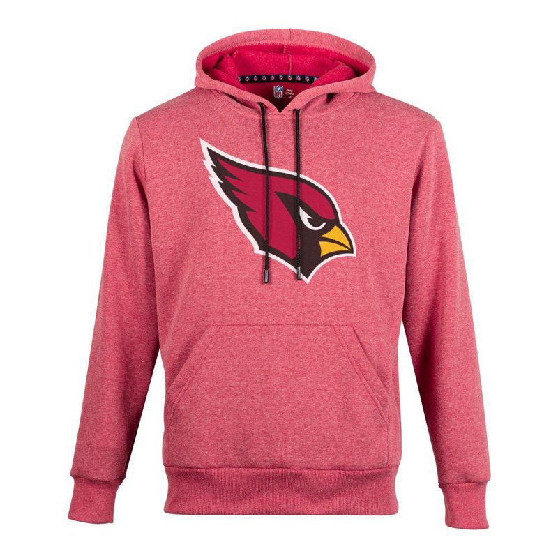 Sudadera Hoodie NFL Arizona Cardinals Manga Larga Rojo Jaspe Hombre