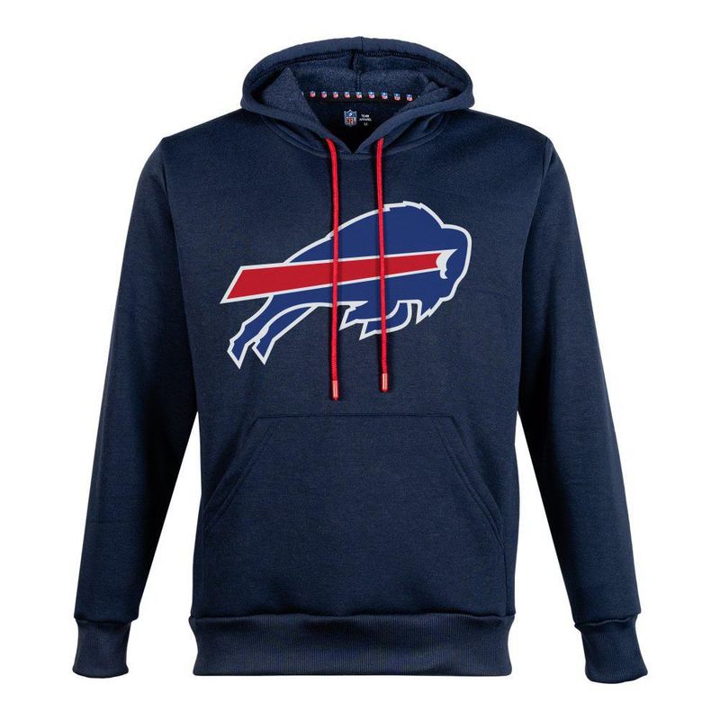 Sudadera Hoodie NFL Buffalo Bills Manga Larga Azul Marino Hombre