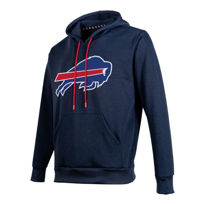 Sudadera Hoodie NFL Buffalo Bills Manga Larga Azul Marino Hombre