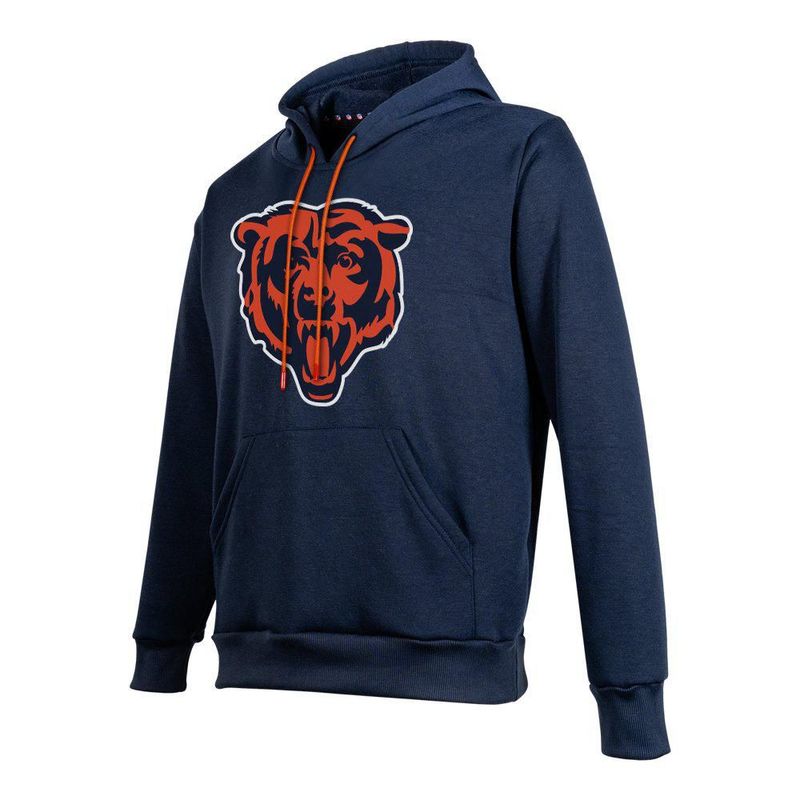 Sudadera Hoodie NFL Chicago Bears Manga Larga Azul Marino Hombre
