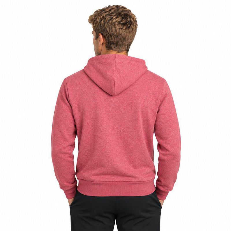 Sudadera Hoodie NFL Kansas City Chiefs Manga Larga Rojo Jaspe Hombre