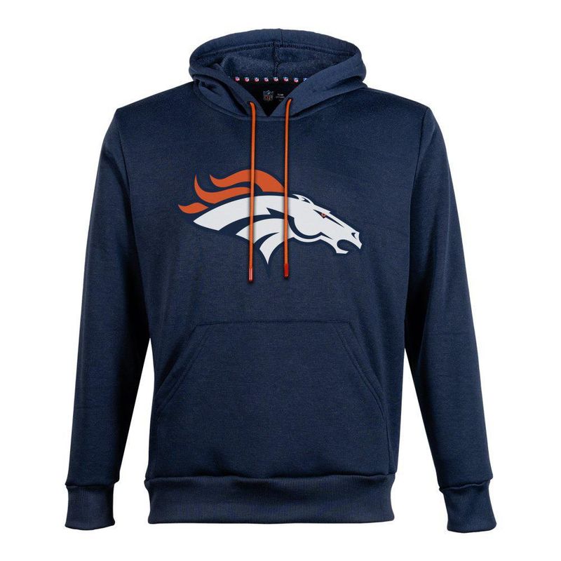 Sudadera Hoodie NFL Denver Broncos Manga Larga Azul Marino Hombre