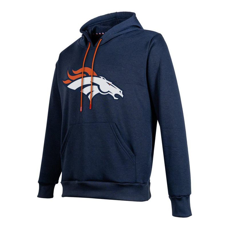 Sudadera Hoodie NFL Denver Broncos Manga Larga Azul Marino Hombre