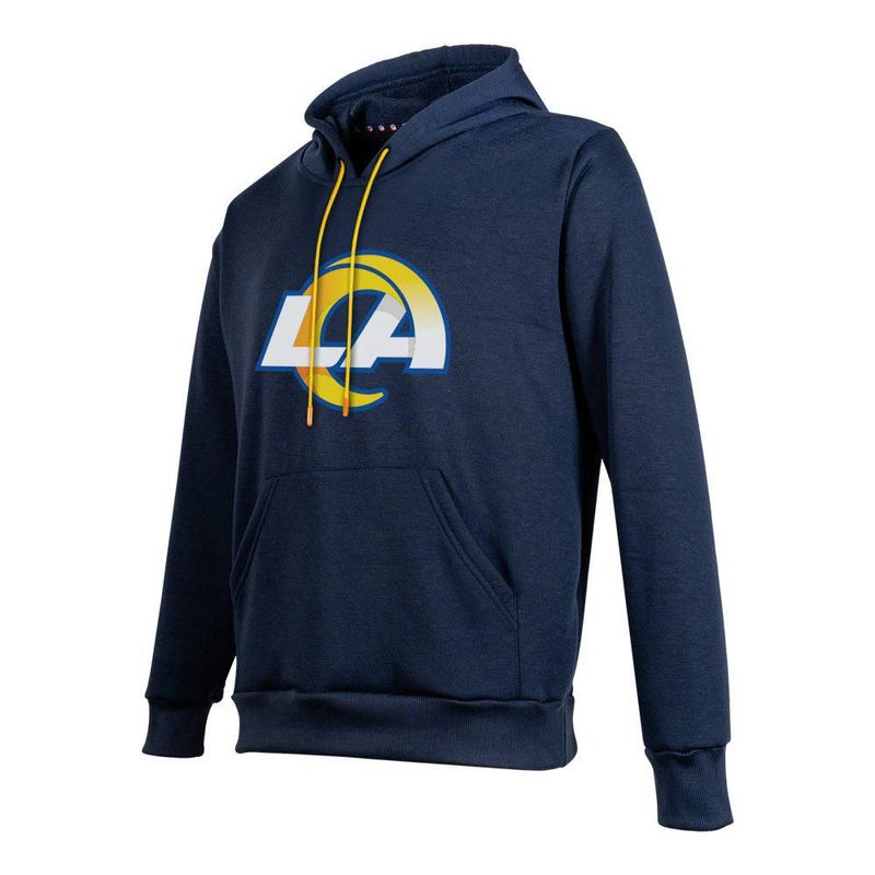 Sudadera Hoodie NFL Los Angeles Rams Manga Larga Azul Marino Hombre