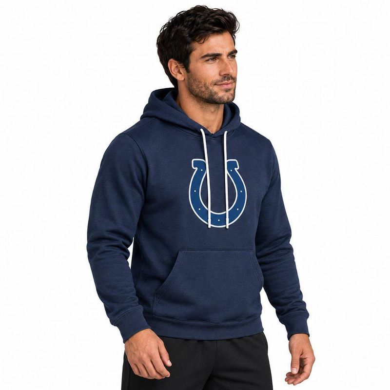 Sudadera Hoodie NFL Indianapolis Colts Manga Larga Azul Marino Hombre